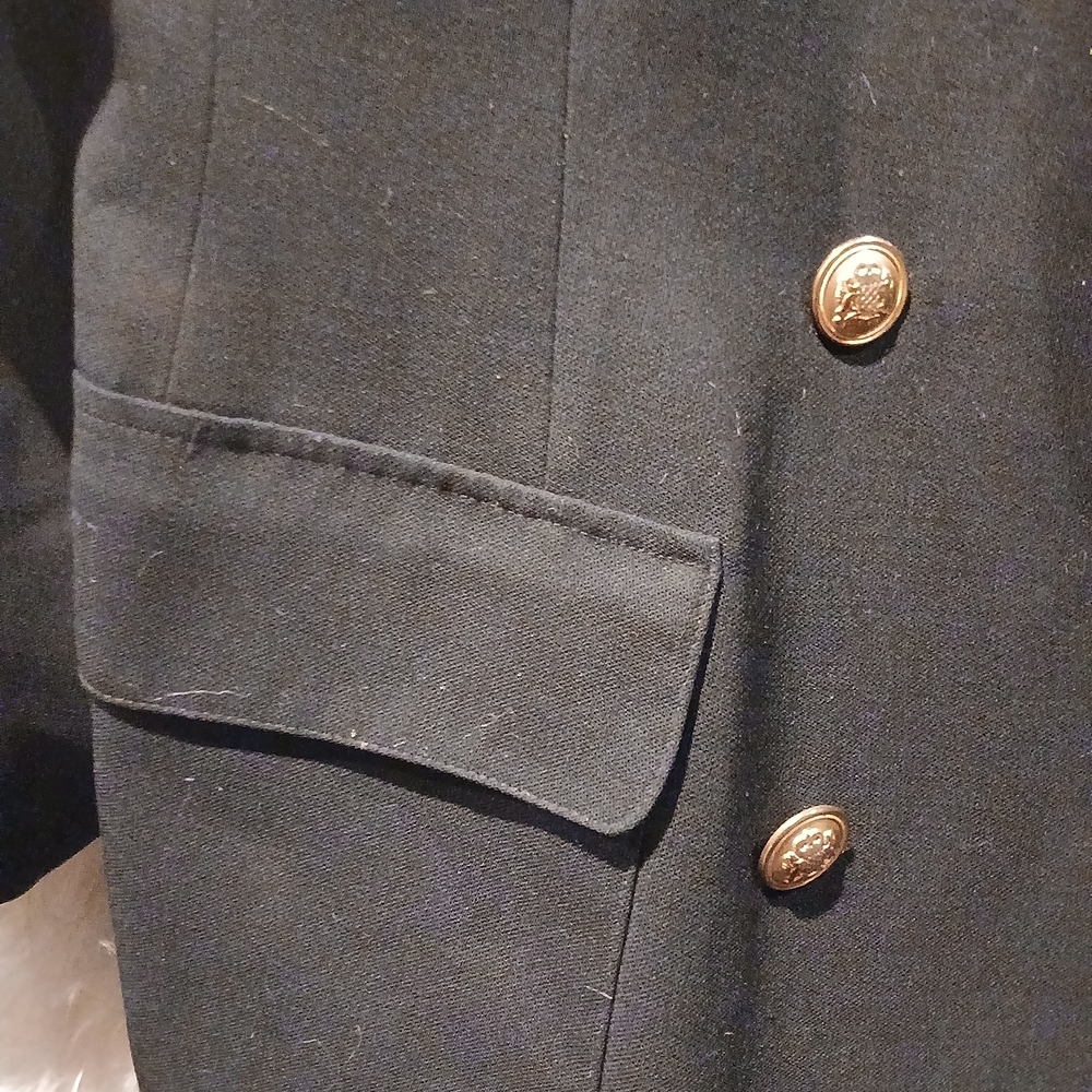 Ralph Lauren Navy Double-Breasted Blazer with Gold Accents - Picture 5 of 9